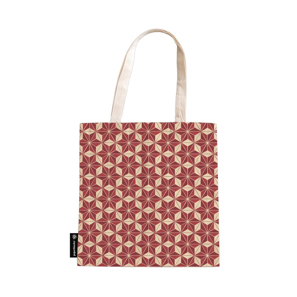 8958 Hishi Canvas Bag By Paperblanks Ukiyo-E Kimono Patterns